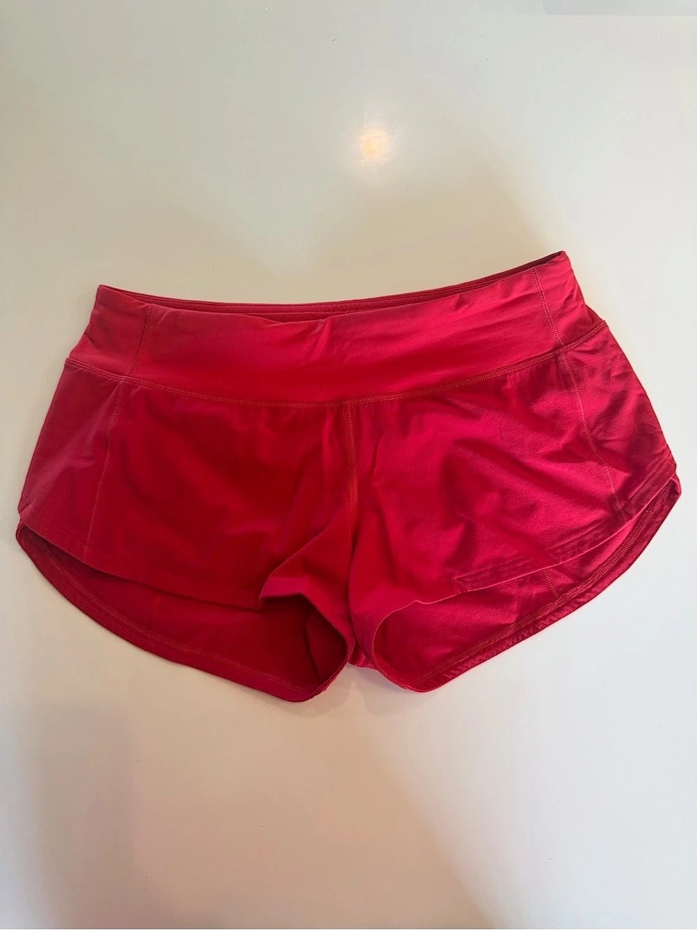 Lululemon Speed Up Low-Rise Lined Shorts 2.5” | Size 4 | Dark Red